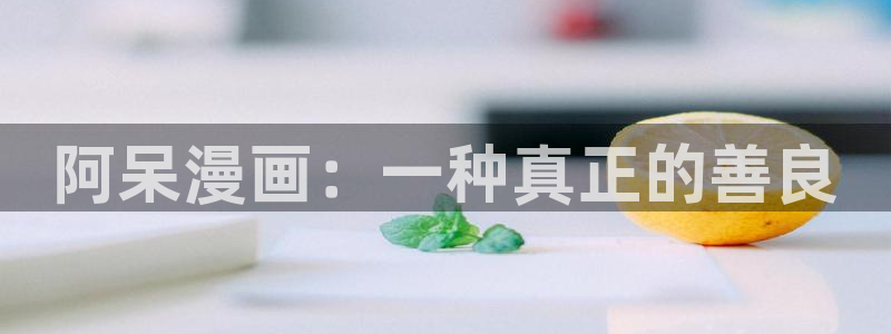 歪歪汗汗漫画网：阿呆漫画：一种真正的善良